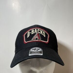 '47 MVP‎ Arizona Diamondbacks Black MLB Snapback Hat NEW